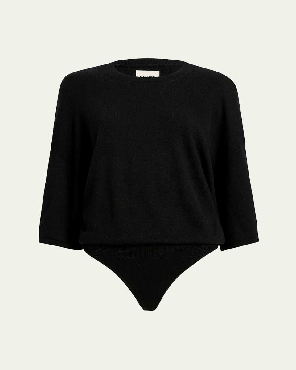 Simon Boxy Wool-Blend Bodysuit